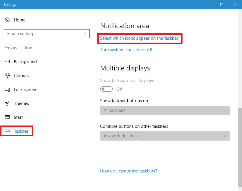 How to hide notification center windows 10